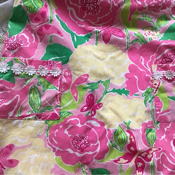 Lilly Pulitzer girls sz 14 lined cotton dress with pockets, matches Barbie doll. - Picture 5 of 8